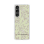 Slim Protection Case［ LAGUNAMOON - BotanicalJacquard - White×Beige ］
