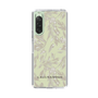 Slim Protection Case［ LAGUNAMOON - BotanicalJacquard - White×Beige ］