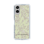 Slim Protection Case［ LAGUNAMOON - BotanicalJacquard - White×Beige ］