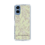 Slim Protection Case［ LAGUNAMOON - BotanicalJacquard - White×Beige ］