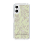 Slim Protection Case［ LAGUNAMOON - BotanicalJacquard - White×Beige ］