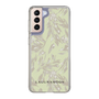Slim Protection Case［ LAGUNAMOON - BotanicalJacquard - White×Beige ］