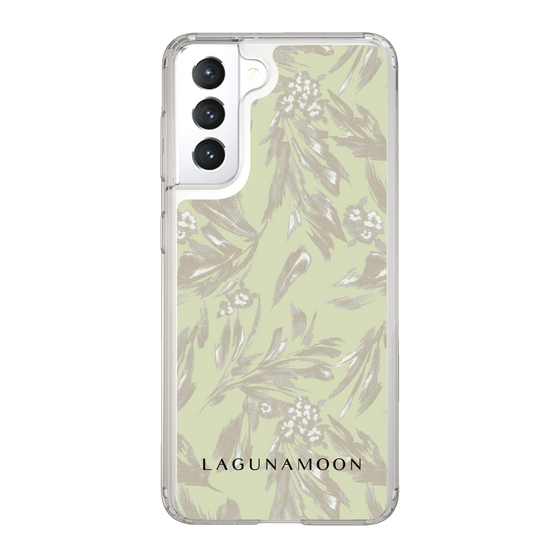 Slim Protection Case［ LAGUNAMOON - BotanicalJacquard - White×Beige ］