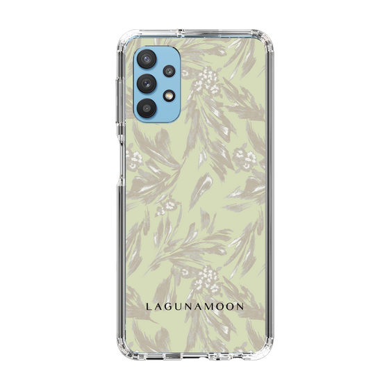 Slim Protection Case［ LAGUNAMOON - BotanicalJacquard - White×Beige ］