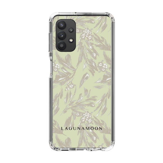 Slim Protection Case［ LAGUNAMOON - BotanicalJacquard - White×Beige ］
