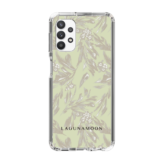 Slim Protection Case［ LAGUNAMOON - BotanicalJacquard - White×Beige ］
