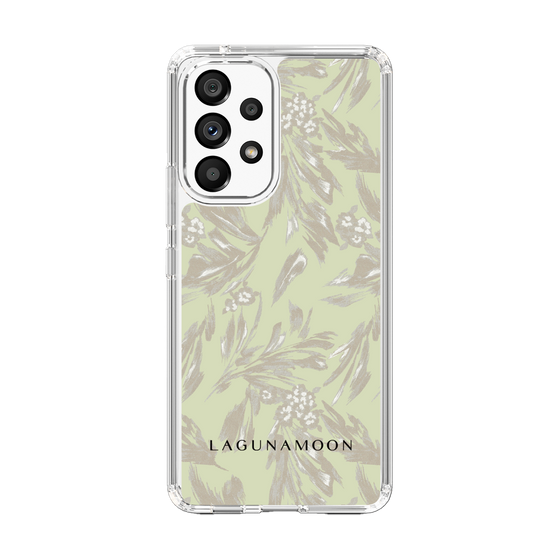 Slim Protection Case［ LAGUNAMOON - BotanicalJacquard - White×Beige ］