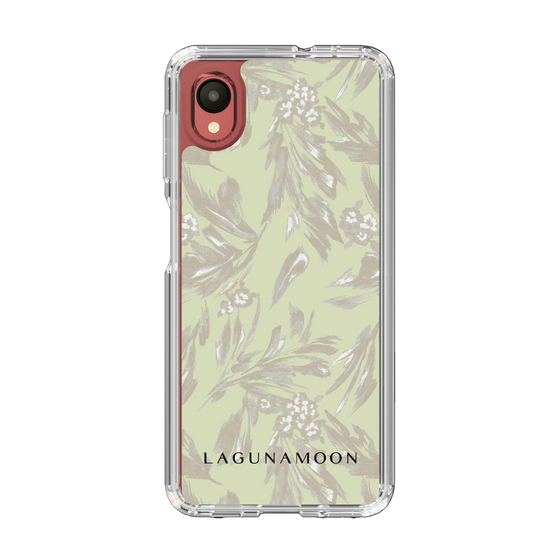 Slim Protection Case［ LAGUNAMOON - BotanicalJacquard - White×Beige ］
