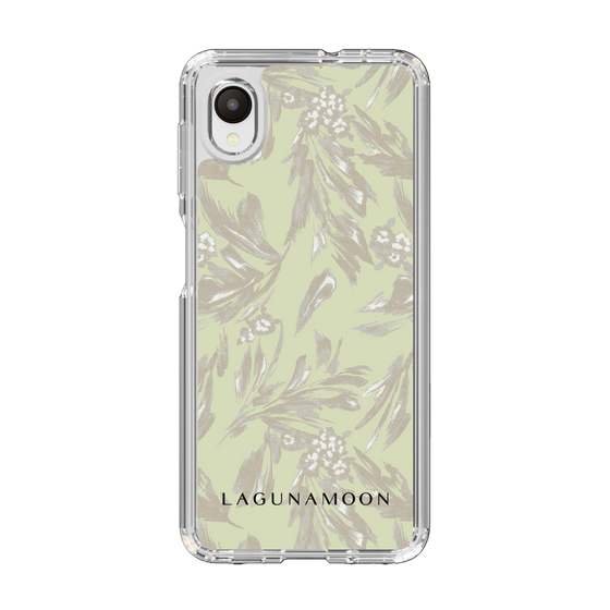 Slim Protection Case［ LAGUNAMOON - BotanicalJacquard - White×Beige ］
