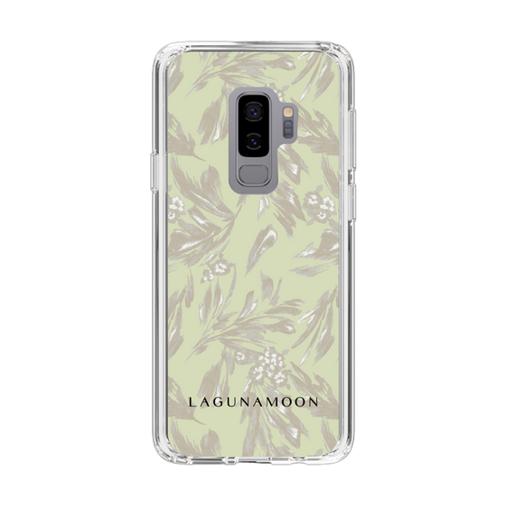 Slim Protection Case［ LAGUNAMOON - BotanicalJacquard - White×Beige ］