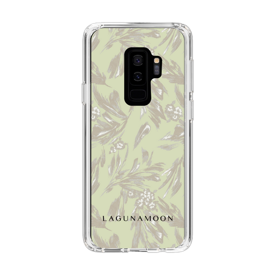 Slim Protection Case［ LAGUNAMOON - BotanicalJacquard - White×Beige ］