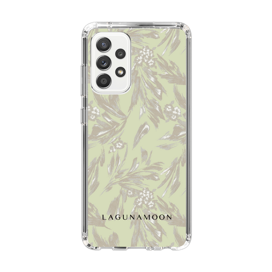 Slim Protection Case［ LAGUNAMOON - BotanicalJacquard - White×Beige ］