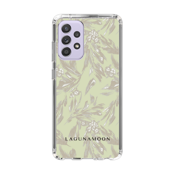 Slim Protection Case［ LAGUNAMOON - BotanicalJacquard - White×Beige ］