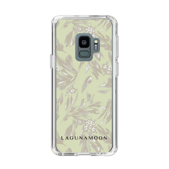 Slim Protection Case［ LAGUNAMOON - BotanicalJacquard - White×Beige ］