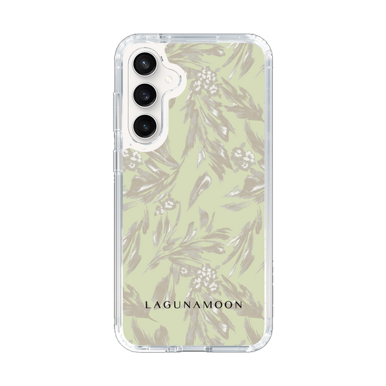 Slim Protection Case［ LAGUNAMOON - BotanicalJacquard - White×Beige ］