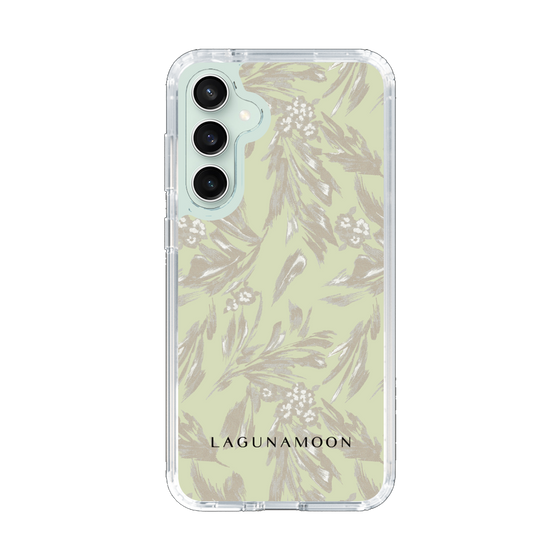 Slim Protection Case［ LAGUNAMOON - BotanicalJacquard - White×Beige ］