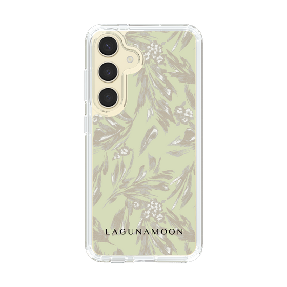 Slim Protection Case［ LAGUNAMOON - BotanicalJacquard - White×Beige ］