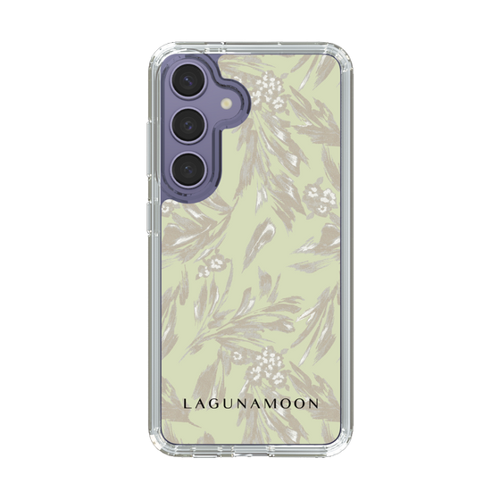 Slim Protection Case［ LAGUNAMOON - BotanicalJacquard - White×Beige ］