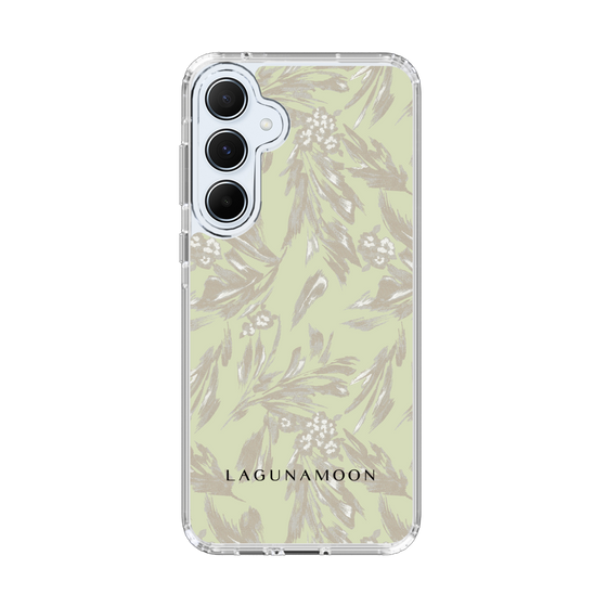 Slim Protection Case［ LAGUNAMOON - BotanicalJacquard - White×Beige ］