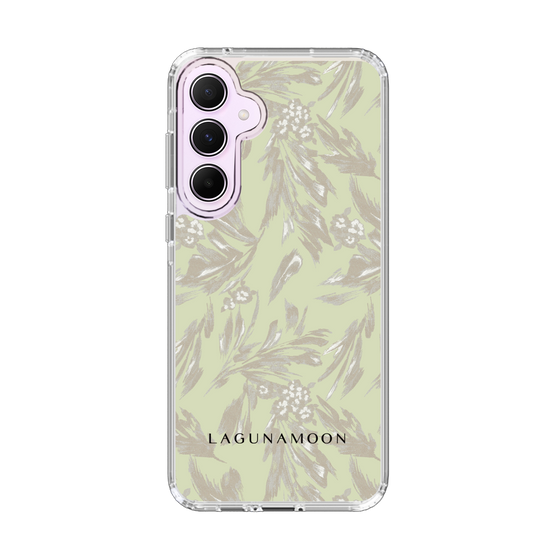 Slim Protection Case［ LAGUNAMOON - BotanicalJacquard - White×Beige ］