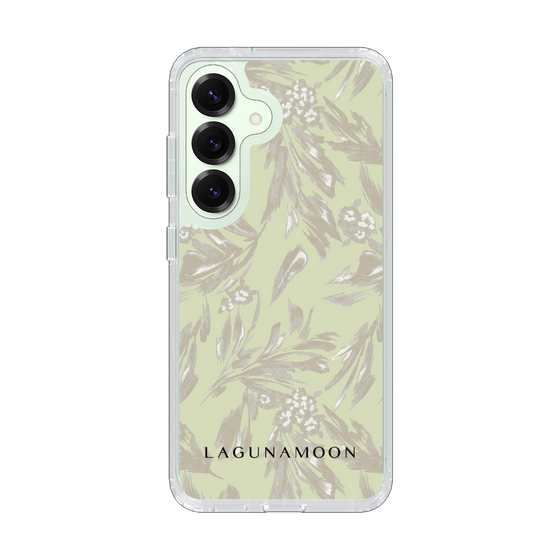 Slim Protection Case［ LAGUNAMOON - BotanicalJacquard - White×Beige ］