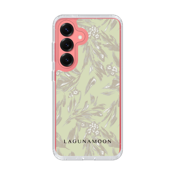 Slim Protection Case［ LAGUNAMOON - BotanicalJacquard - White×Beige ］