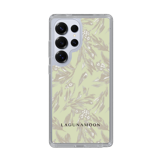 Slim Protection Case［ LAGUNAMOON - BotanicalJacquard - White×Beige ］