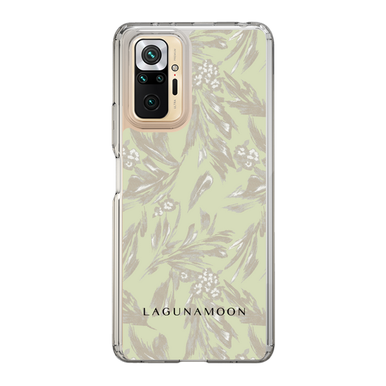 Slim Protection Case［ LAGUNAMOON - BotanicalJacquard - White×Beige ］