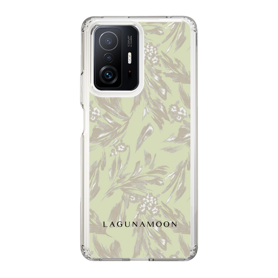 Slim Protection Case［ LAGUNAMOON - BotanicalJacquard - White×Beige ］