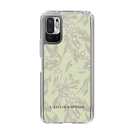Slim Protection Case［ LAGUNAMOON - BotanicalJacquard - White×Beige ］