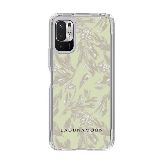 Slim Protection Case［ LAGUNAMOON - BotanicalJacquard - White×Beige ］