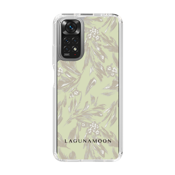 Slim Protection Case［ LAGUNAMOON - BotanicalJacquard - White×Beige ］
