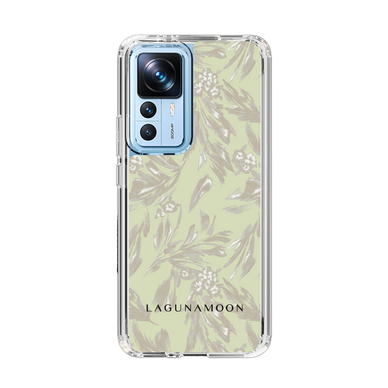 Slim Protection Case［ LAGUNAMOON - BotanicalJacquard - White×Beige ］