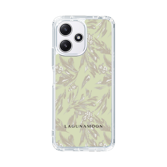 Slim Protection Case［ LAGUNAMOON - BotanicalJacquard - White×Beige ］