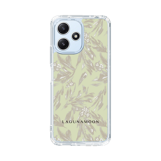 Slim Protection Case［ LAGUNAMOON - BotanicalJacquard - White×Beige ］