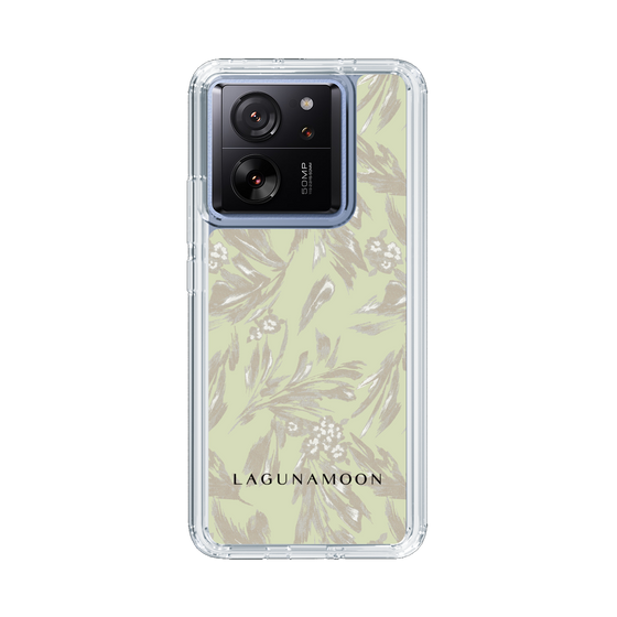Slim Protection Case［ LAGUNAMOON - BotanicalJacquard - White×Beige ］
