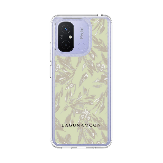 Slim Protection Case［ LAGUNAMOON - BotanicalJacquard - White×Beige ］
