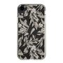 Slim Protection Case［ LAGUNAMOON - BotanicalJacquard - Clear×Beige ］
