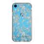 Slim Protection Case［ LAGUNAMOON - BotanicalJacquard - Clear×Beige ］
