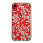 Slim Protection Case［ LAGUNAMOON - BotanicalJacquard - Clear×Beige ］