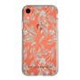 Slim Protection Case［ LAGUNAMOON - BotanicalJacquard - Clear×Beige ］