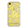 Slim Protection Case［ LAGUNAMOON - BotanicalJacquard - Clear×Beige ］
