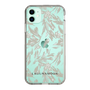 Slim Protection Case［ LAGUNAMOON - BotanicalJacquard - Clear×Beige ］