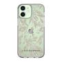 Slim Protection Case［ LAGUNAMOON - BotanicalJacquard - Clear×Beige ］