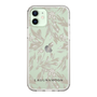 Slim Protection Case［ LAGUNAMOON - BotanicalJacquard - Clear×Beige ］