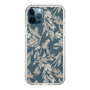 Slim Protection Case［ LAGUNAMOON - BotanicalJacquard - Clear×Beige ］