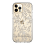 Slim Protection Case［ LAGUNAMOON - BotanicalJacquard - Clear×Beige ］