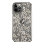 Slim Protection Case［ LAGUNAMOON - BotanicalJacquard - Clear×Beige ］