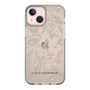 Slim Protection Case［ LAGUNAMOON - BotanicalJacquard - Clear×Beige ］