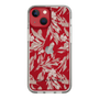 Slim Protection Case［ LAGUNAMOON - BotanicalJacquard - Clear×Beige ］